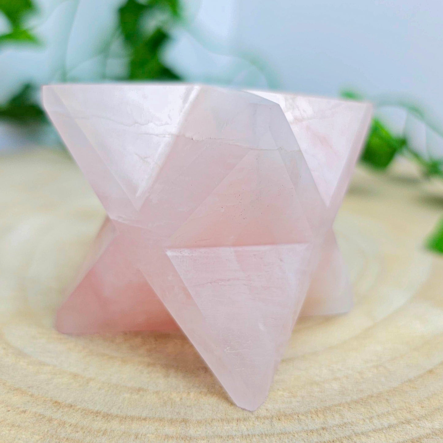 Rose Quartz Merkabah (9cm)