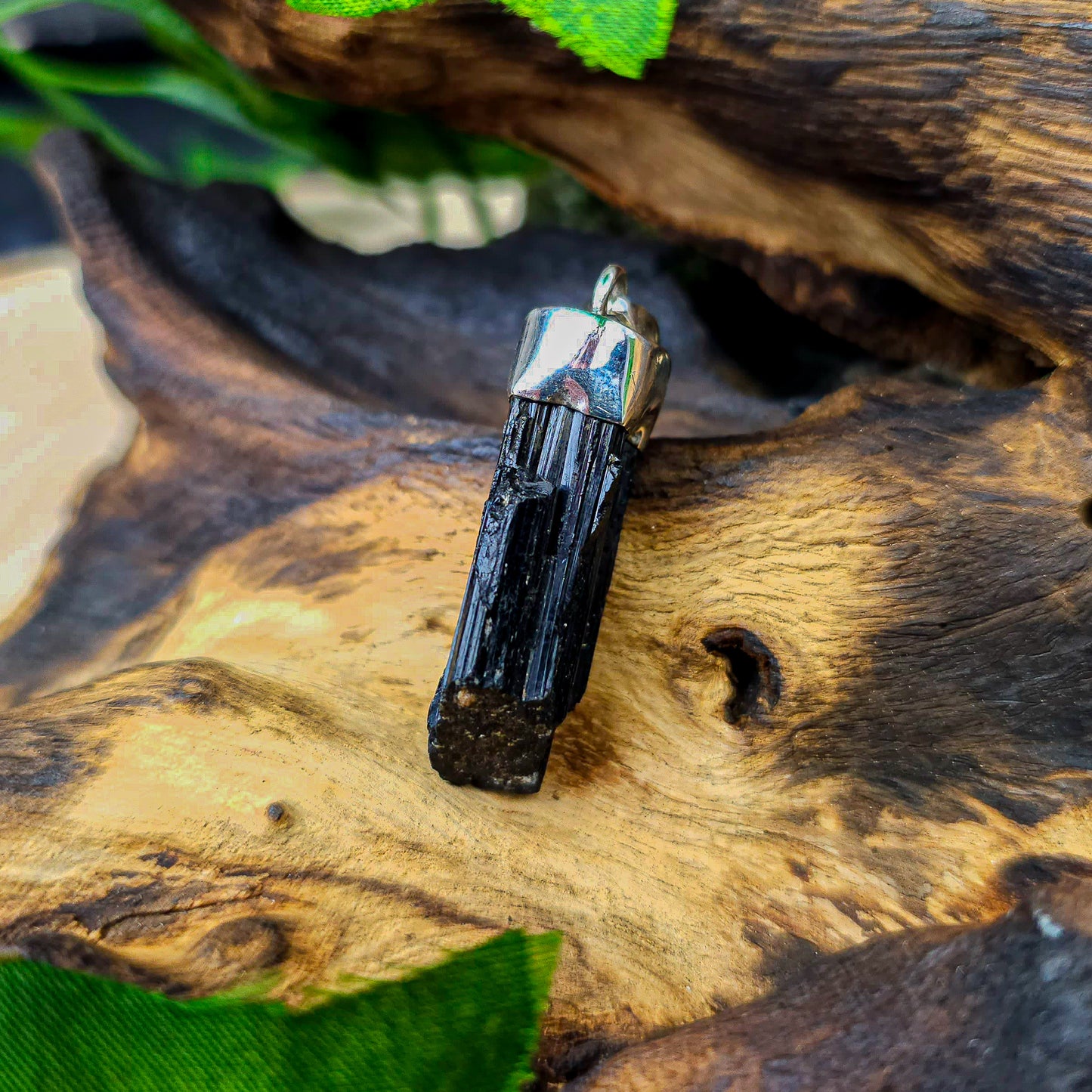 Tourmaline Raw Pendant No. 104