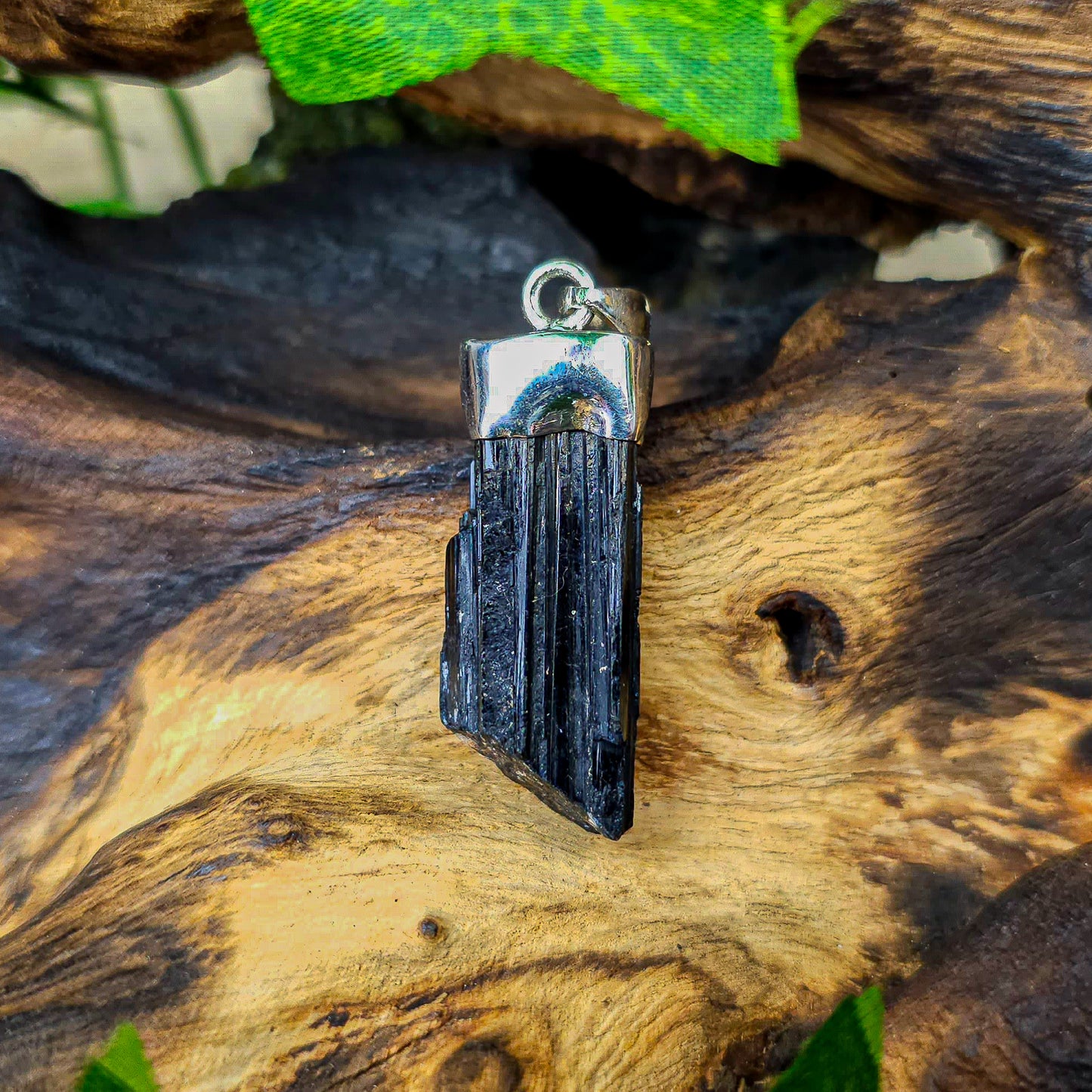 Tourmaline Raw Pendant No. 104