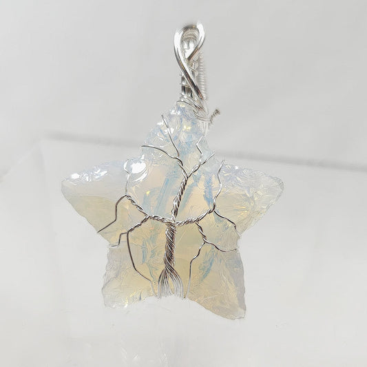 Opalite star pendant