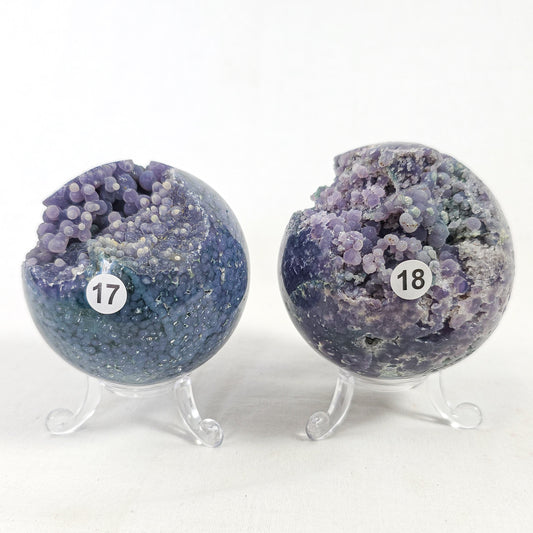 Grape Agate Spheres (7cm)