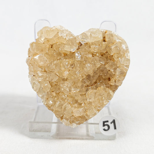 Raw Calcite Hearts