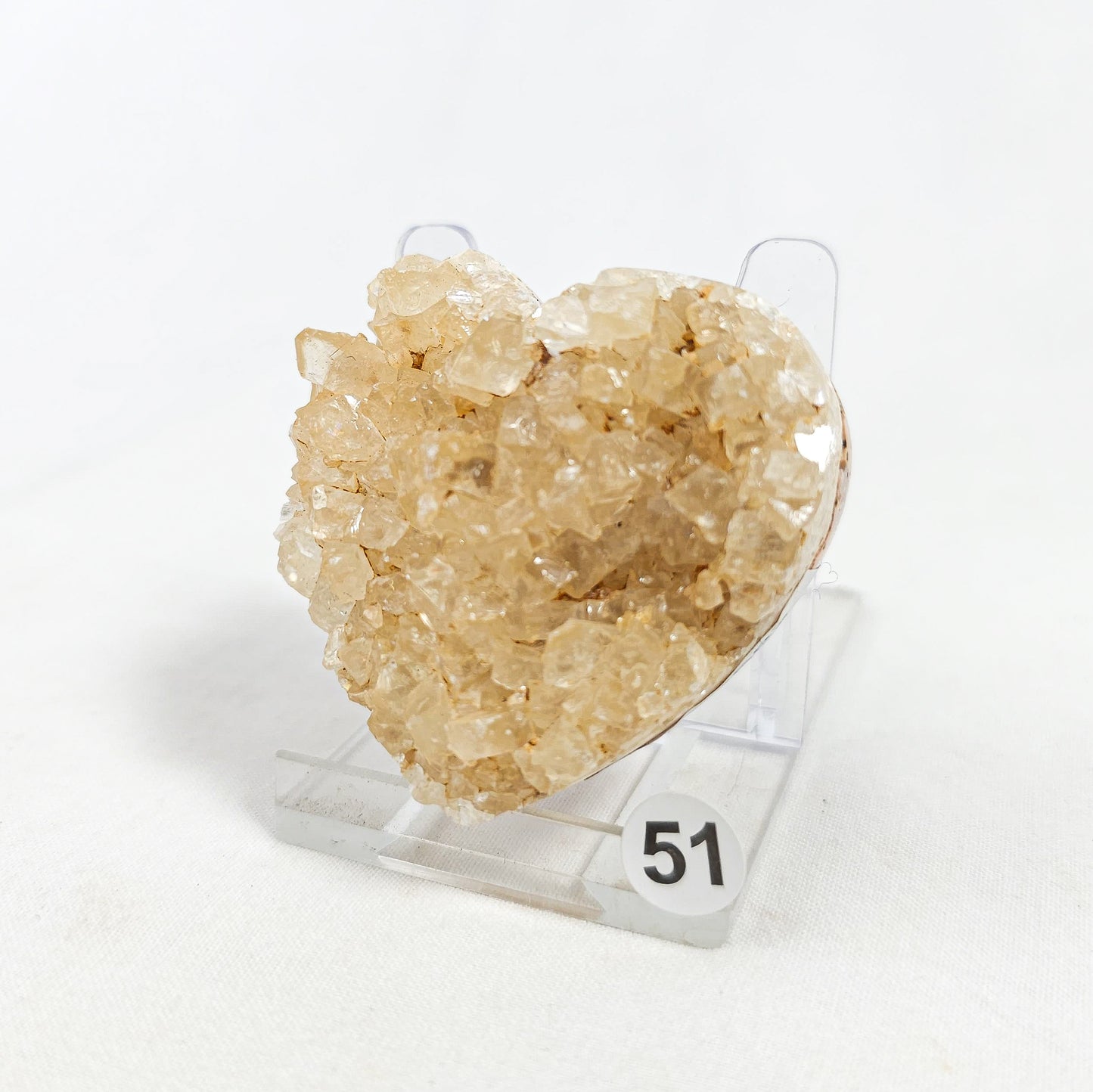 Raw Calcite Hearts
