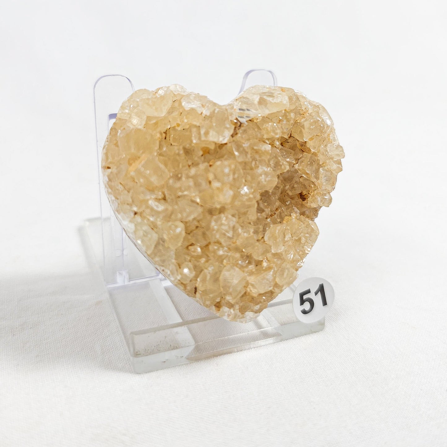 Raw Calcite Hearts
