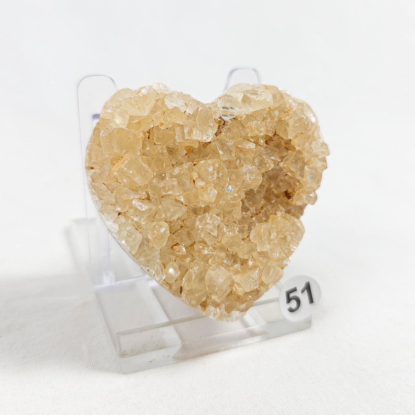 Raw Calcite Hearts