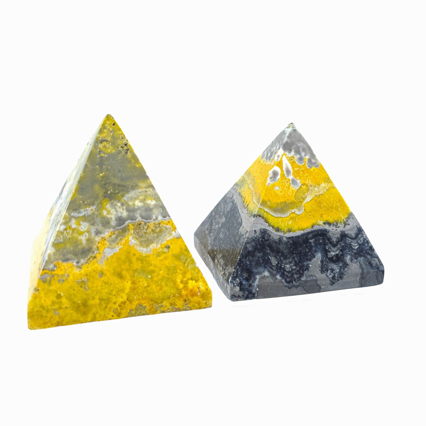 Bumblebee Jasper Pyramids