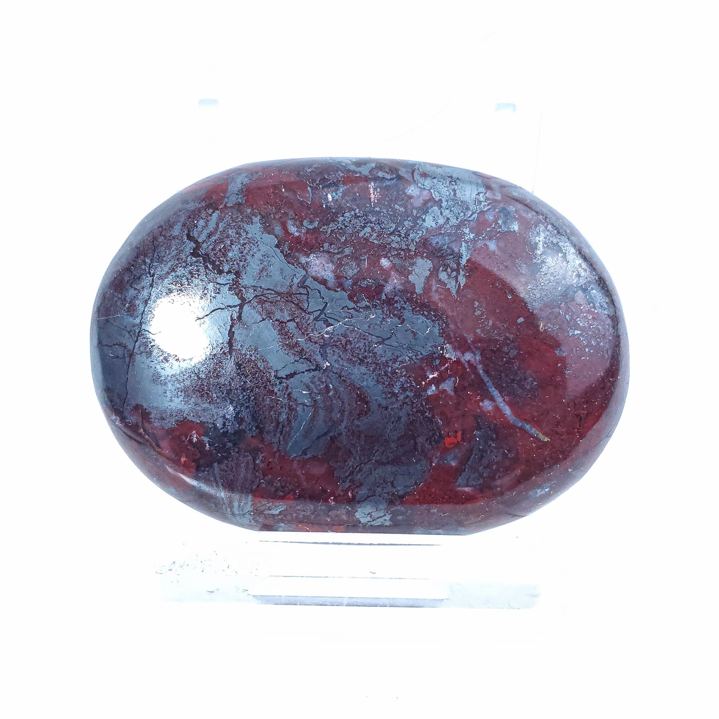 Red Jasper and Hematite Palms