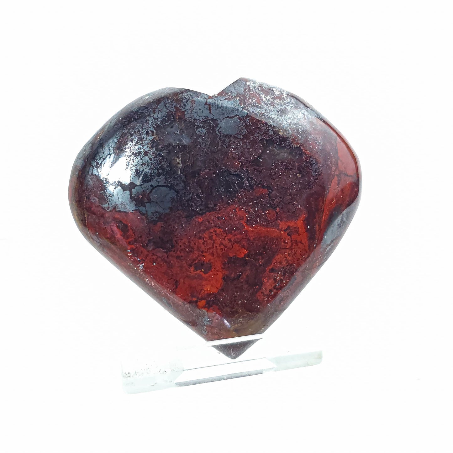 Red Jasper and Hematite Hearts