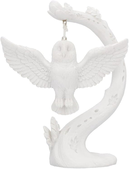 "Flight" White Owl Figurine