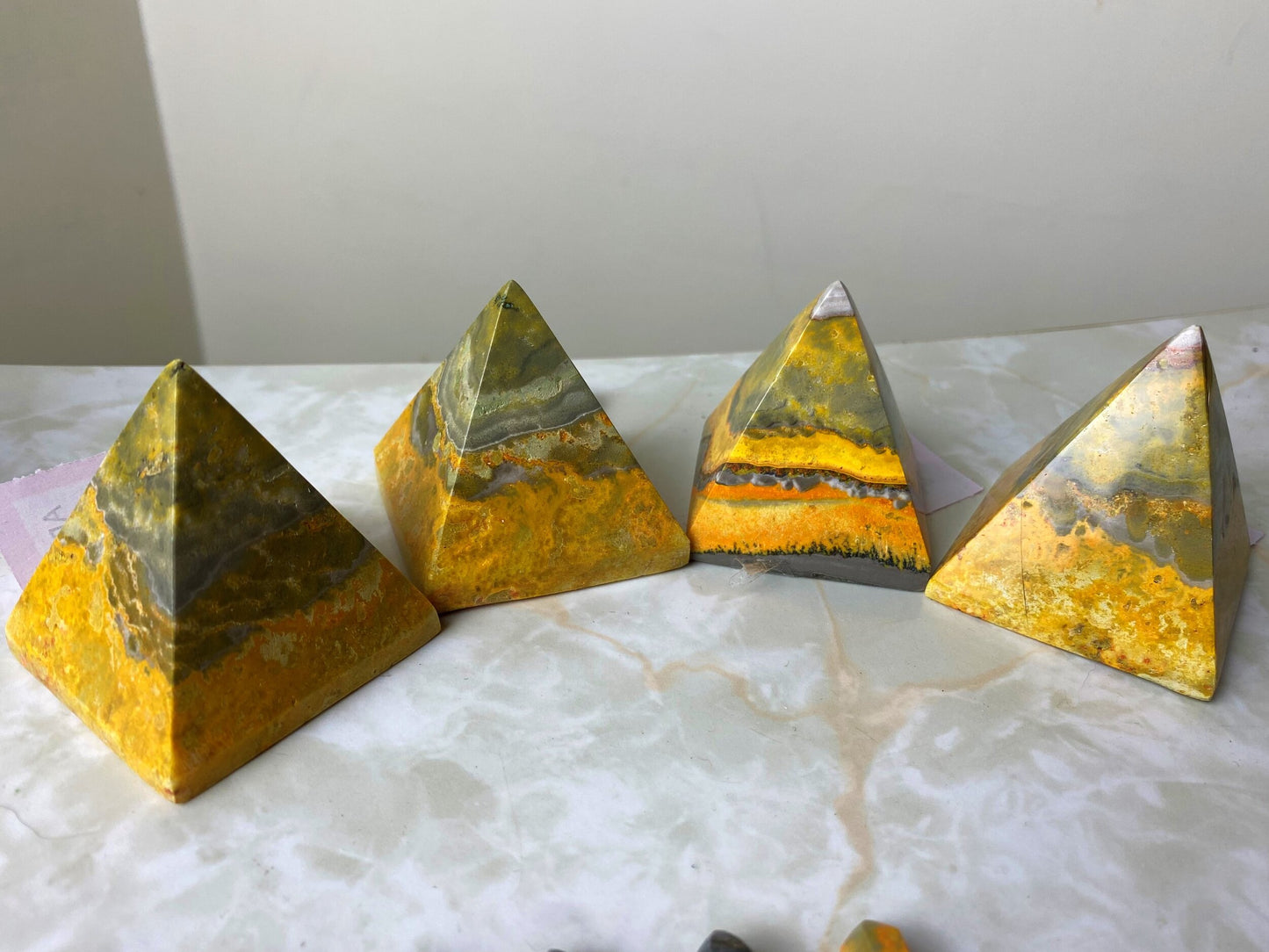 Bumblebee Jasper Pyramids