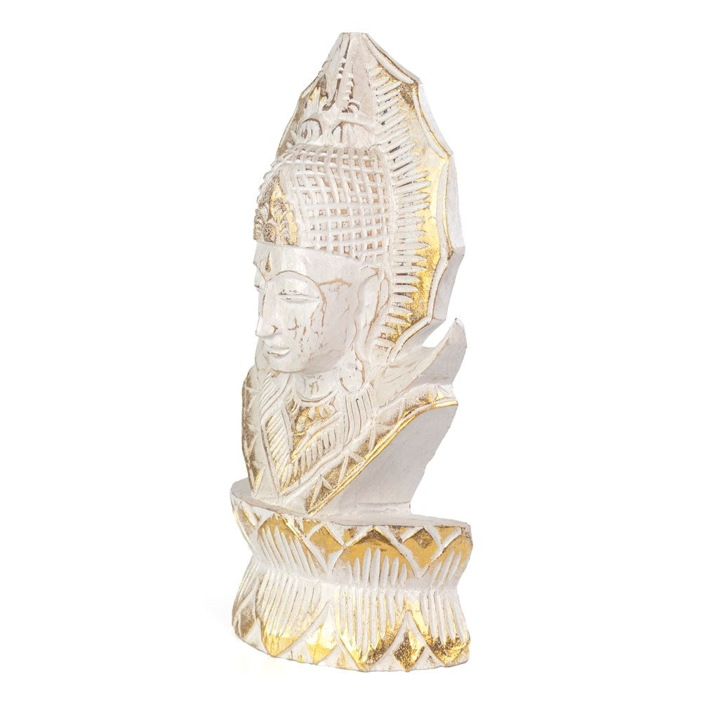 Whitewash Albasia Thai Buddha