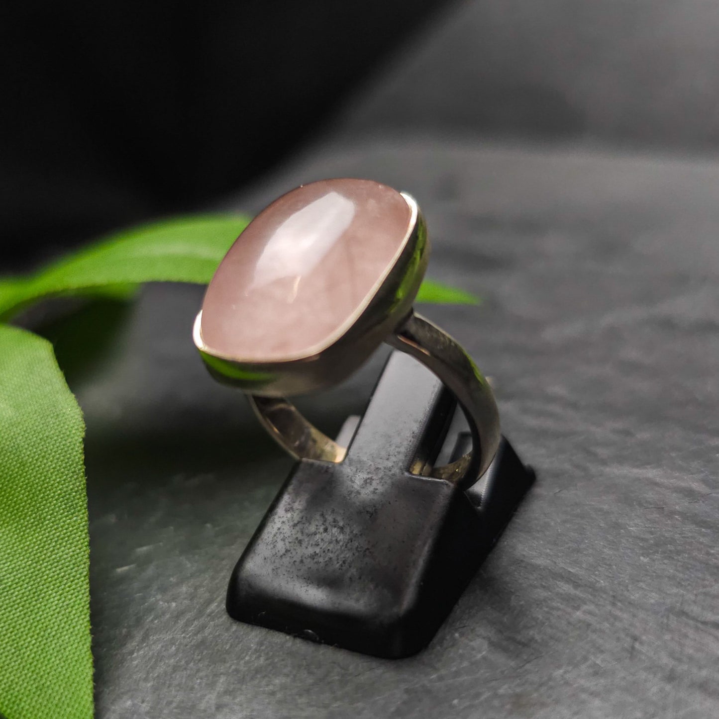 Rose Quartz Ring Size N No. 71