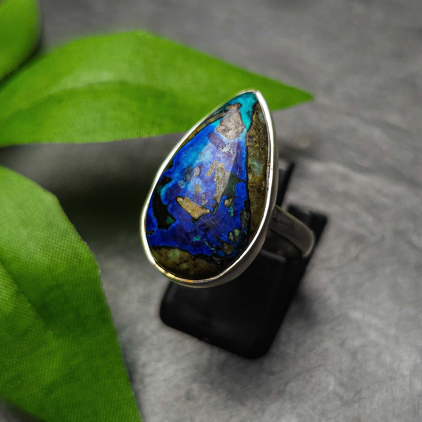 Azurite Ring Size N No. 53