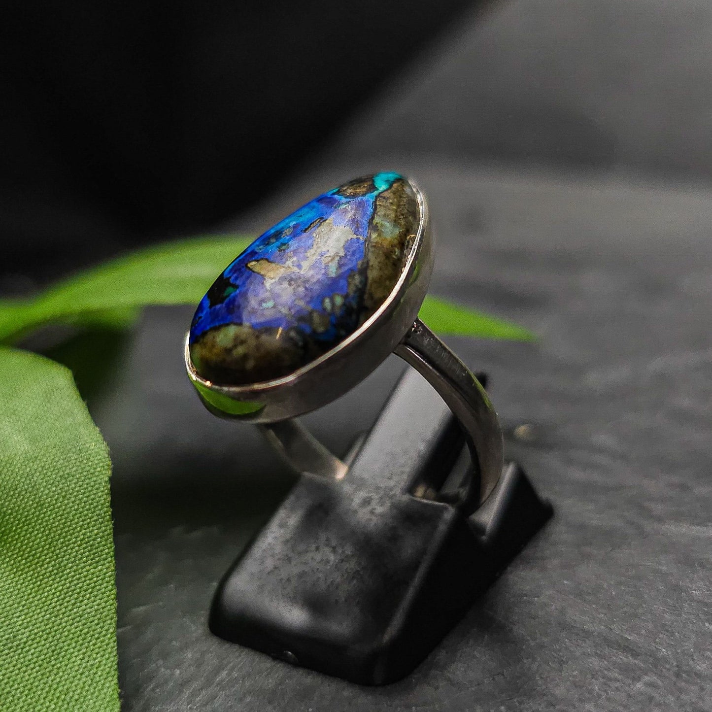 Azurite Ring Size N No. 53