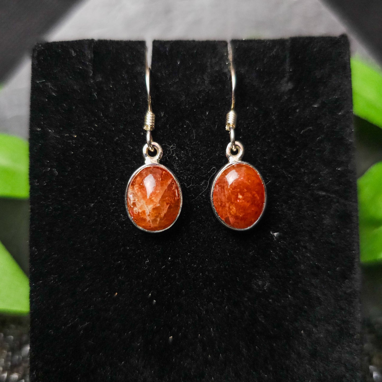 Sunstone Drop Earrings No. 227