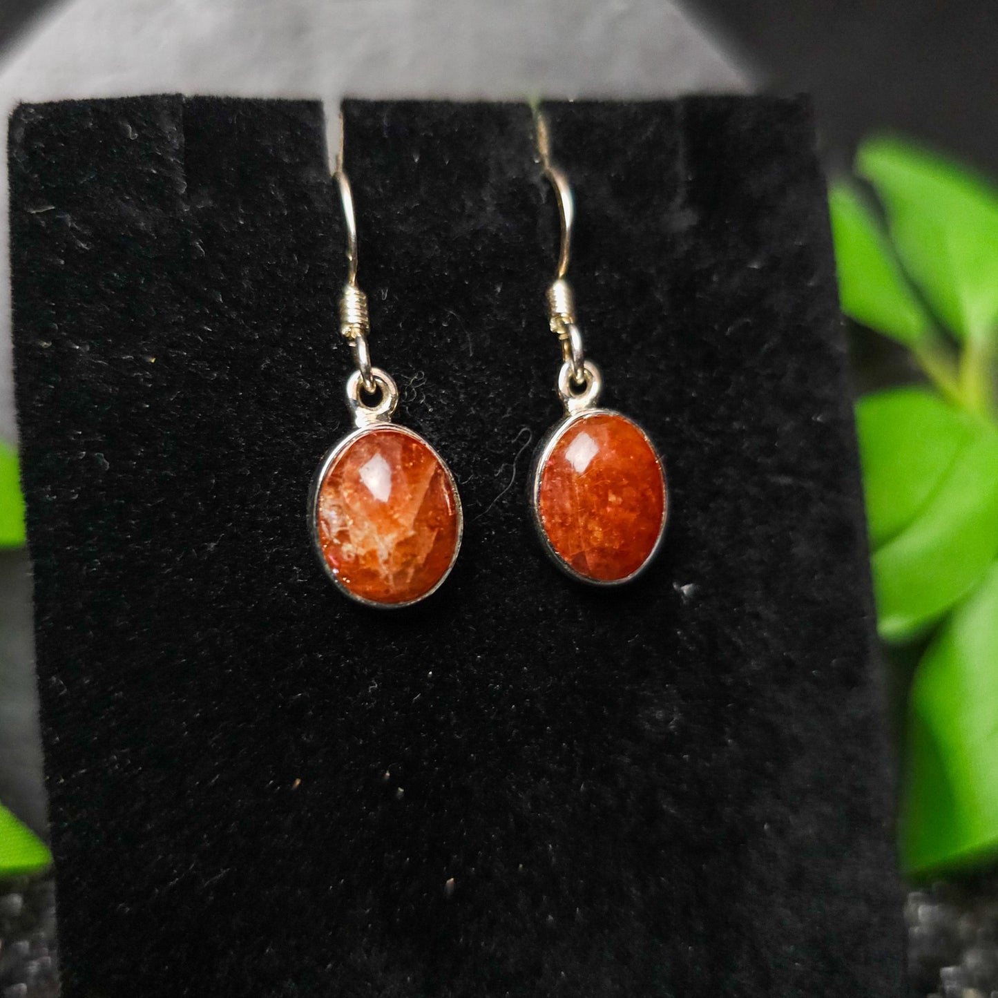 Sunstone Drop Earrings No. 227