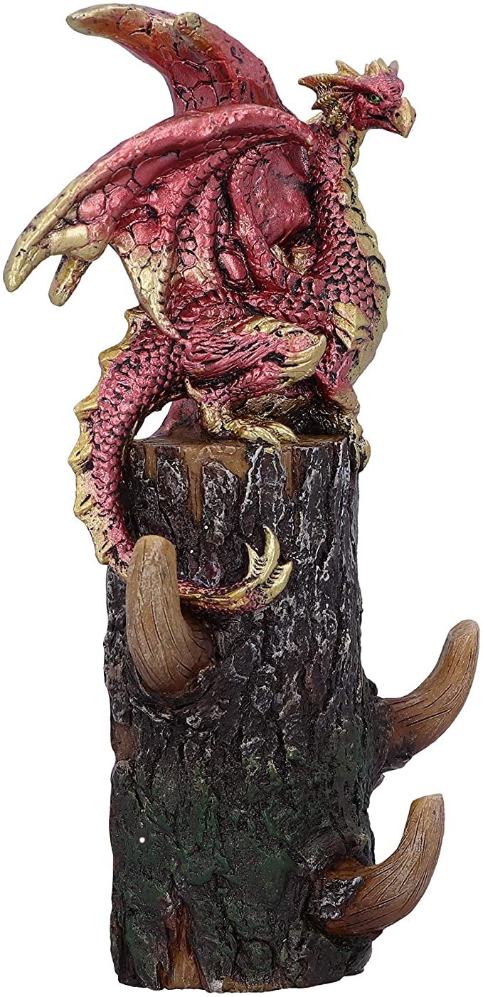 Crimson Helper Red Dragon Tree Perch Wall Mount Hanger