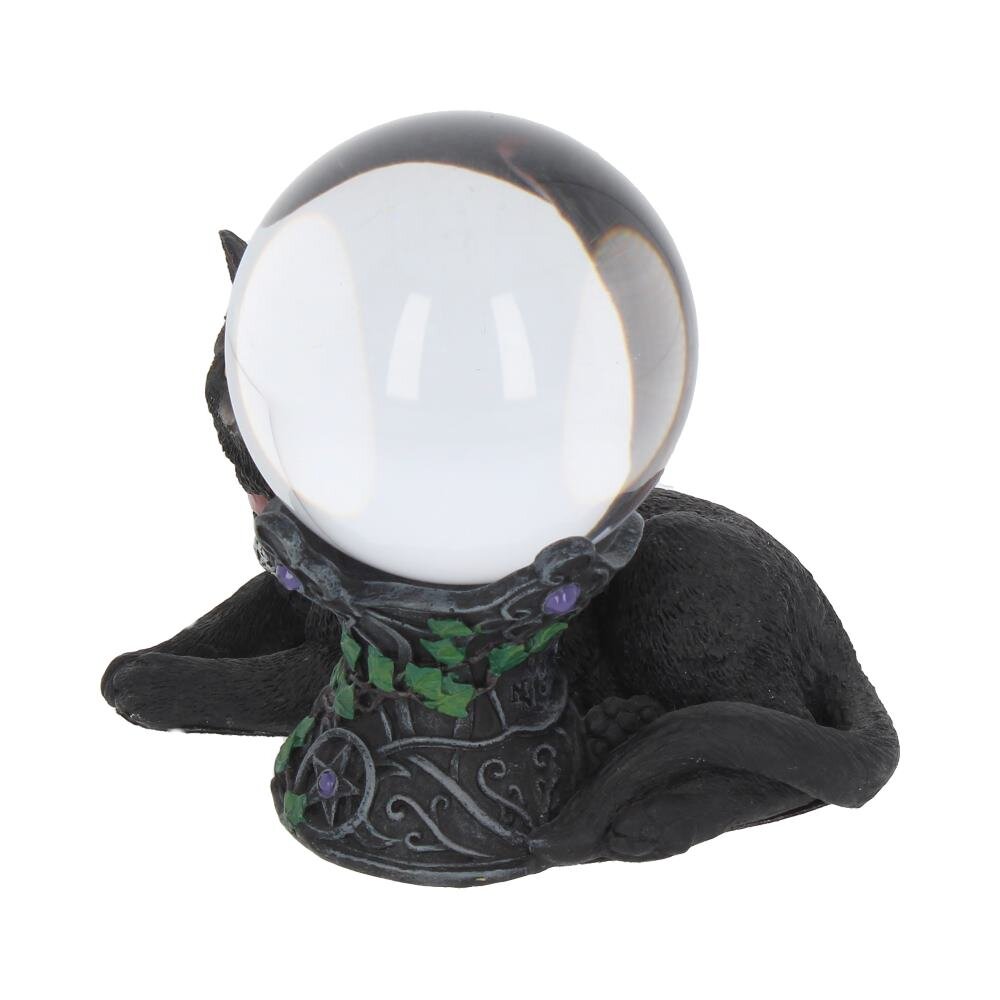 Black Cat Crystal Ball Holder