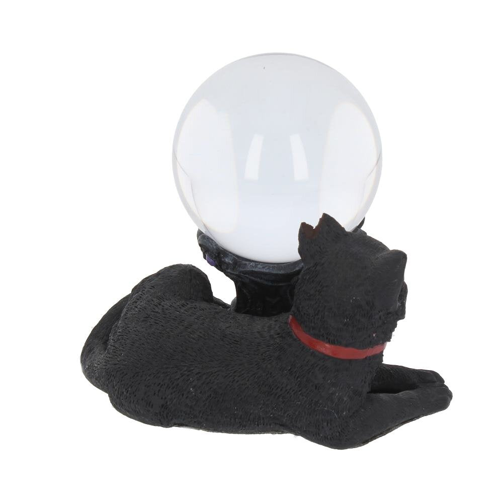 Black Cat Crystal Ball Holder