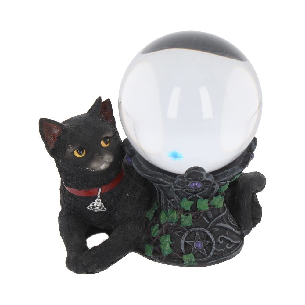 Black Cat Crystal Ball Holder