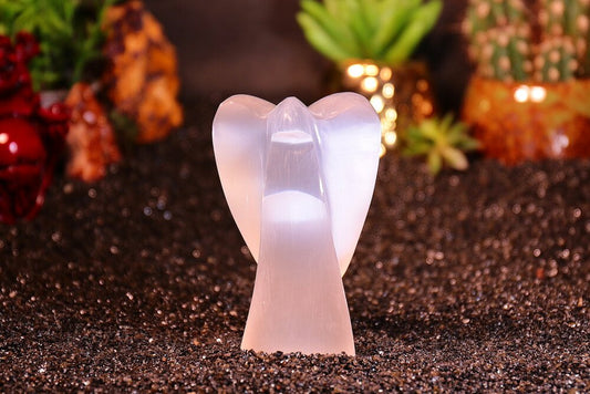 Selenite Carved Angel