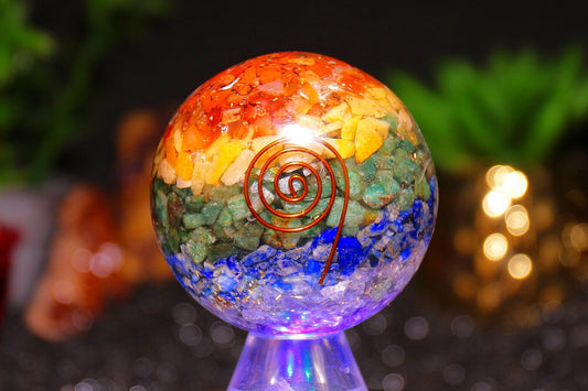 Orgonite Chakra Sphere