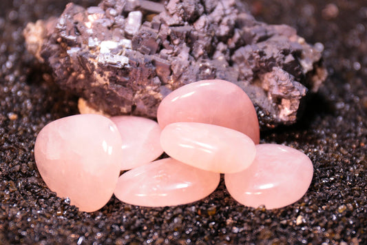 Rose Quartz Palm Stones