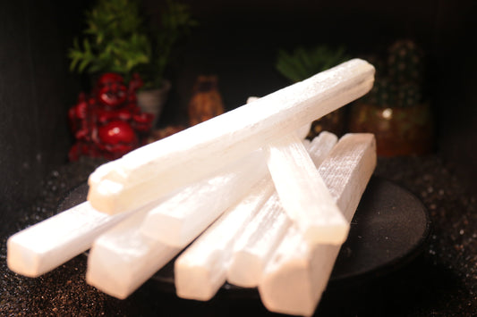 Selenite Natural Crystal Wands