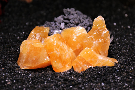 Orange Calcite Raw