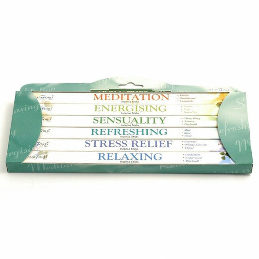 Aromatherapy Incense Sticks Collection (6 Pack)