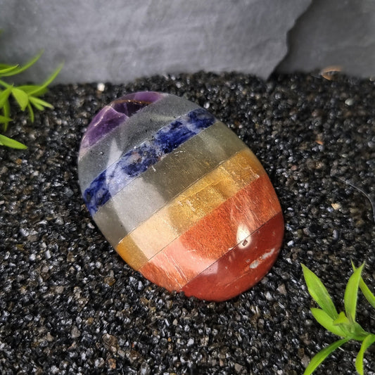 Chakra Palm Stone