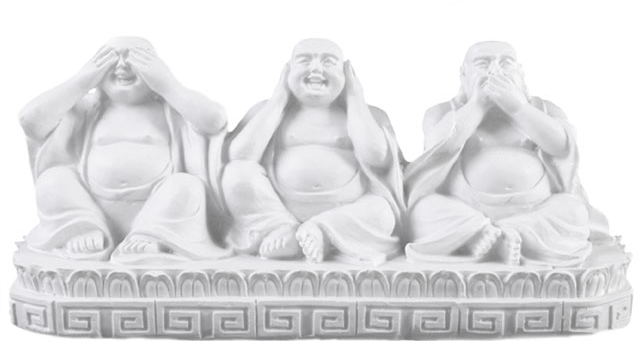 See No Evil Buddha - Three Wise Buddhas