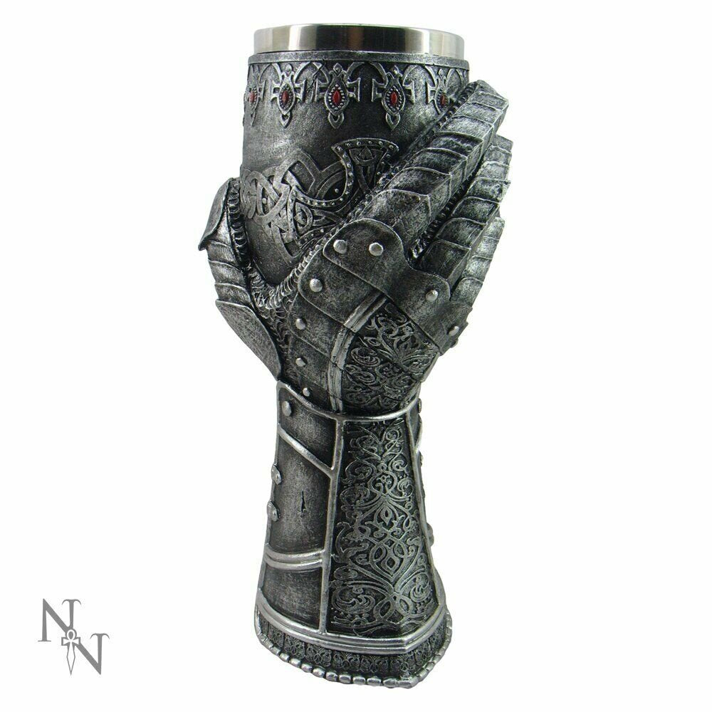 Medieval Knight Gauntlet Wine Goblet