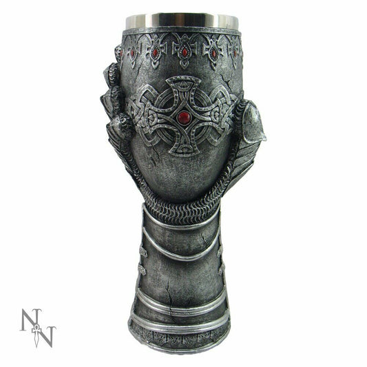Medieval Knight Gauntlet Wine Goblet