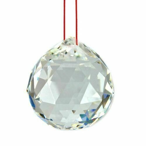 Crystal Ball 60mm Prisms Clear Suncatcher Hanging Drops