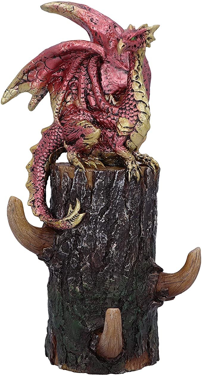 Crimson Helper Red Dragon Tree Perch Wall Mount Hanger