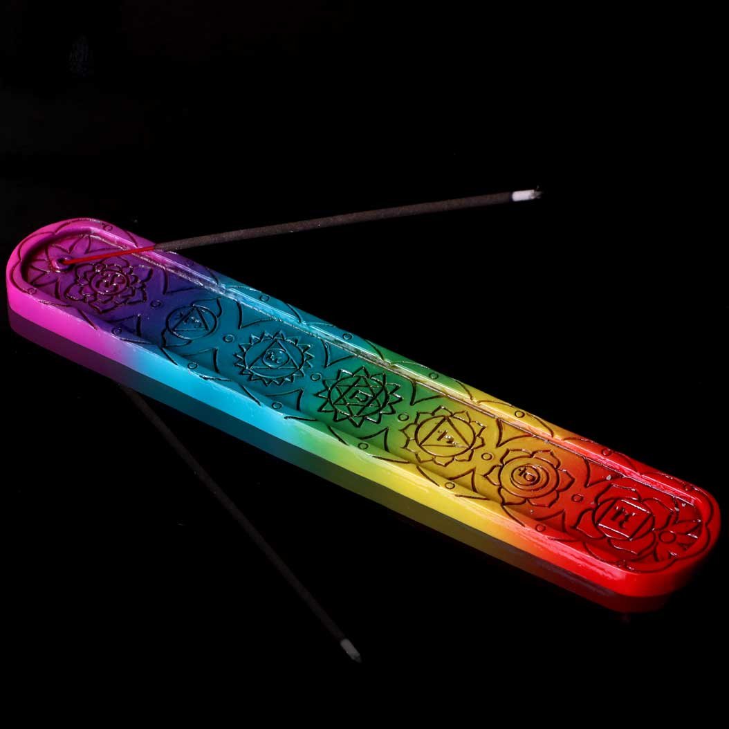 Rainbow Chakra Incense Burner 26cm